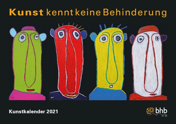 bhb Kunstkalender 2021 zum 50. Jubiläum