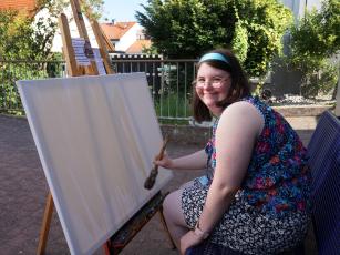 Jacqueline Roos ist die Botschafterin der bhb am Welt-Down-Syndrom-Tag