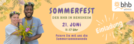 Einladung zum Sommerfest der bhb-Werkstatt in Bensheim