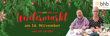 Wir laden Sie herzlich zu unserem Wintermarkt in der Schloßstraße ein